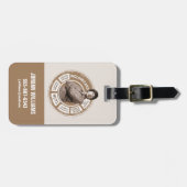 Étiquette À Bagage Graphique Howard Info (Devant horizontal)