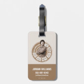 Étiquette À Bagage Graphique Howard Info (Dos Vertical)