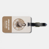 Étiquette À Bagage Graphique Howard Info (Dos horizontal)