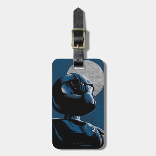 Étiquette À Bagage Graphique Toonami TOM 5 Lune (Devant Vertical)