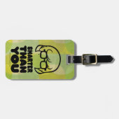 Étiquette À Bagage Graphique Velma "plus intelligent que vous" (Devant horizontal)