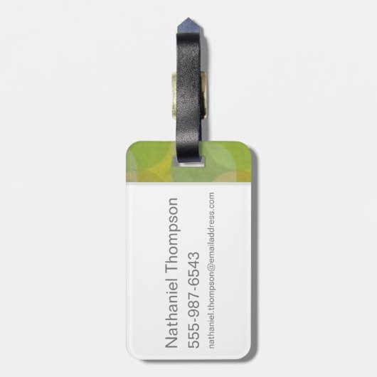 Étiquette À Bagage Graphique Velma "plus intelligent que vous" (Dos Vertical)