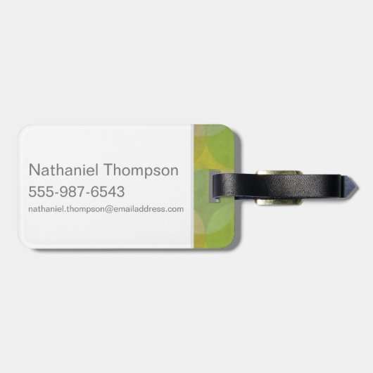 Étiquette À Bagage Graphique Velma "plus intelligent que vous" (Dos horizontal)