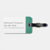 Étiquette À Bagage Graphique Vintage Qilin (Dos horizontal)