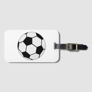 Étiquette À Bagage Graphisme de ballon de football classique Fan de s
