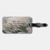 Étiquette À Bagage Grass ornemental double face (Dos horizontal)