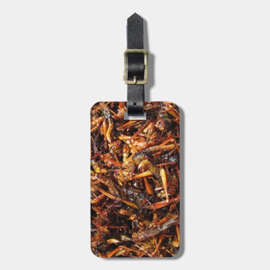 Étiquette À Bagage Grasshopper frit (Takkataen Thot) Alimentation asi (Devant Vertical)