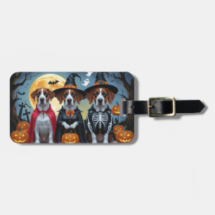 Étiquette À Bagage Great Dane Dogs Citrouille Halloween Funny