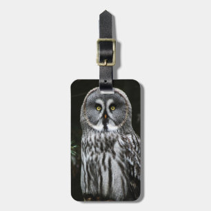 Étiquette À Bagage Great Grey Owl cd ltcna