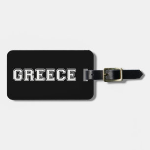 Étiquette À Bagage Grèce