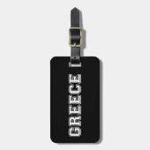 Étiquette À Bagage Grèce (Devant Vertical)