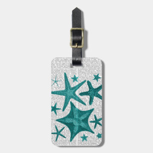 Étiquette À Bagage Green Starfish Collection 2