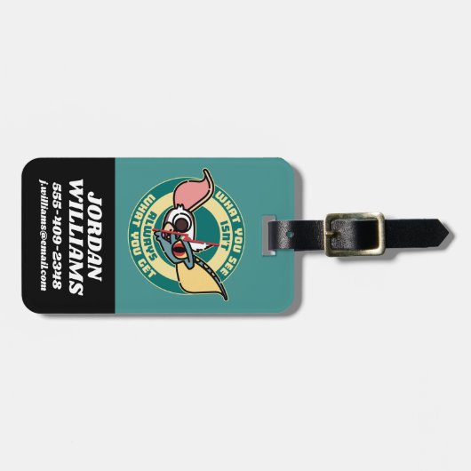 Étiquette À Bagage Gremlins | Ce que vous voyez n'est pas toujours ce (Devant horizontal)