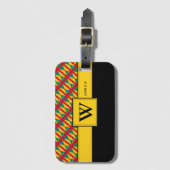 Étiquette À Bagage GRENADA CARRIACOU Écriture chrétienne Monogramme (Devant Vertical)