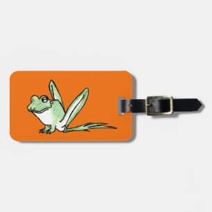Étiquette À Bagage Grenouille