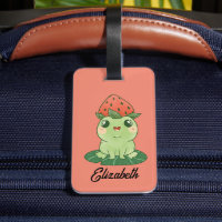 Grenouille aux fraises Kawaii Accueil