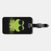 Étiquette À Bagage Grenouille cool (Dos horizontal)