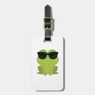 Étiquette À Bagage Grenouille cool