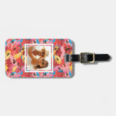 Étiquette À Bagage Grenouille de la jungle personnalisée (Devant horizontal)