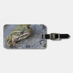 Étiquette À Bagage Grenouille léopard du nord, Île transparente,