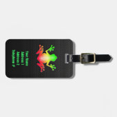 Étiquette À Bagage Grenouille lisse (Devant horizontal)