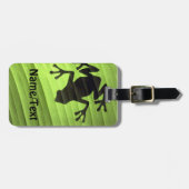 Étiquette À Bagage Grenouilles (Devant horizontal)