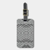 Étiquette À Bagage Grey Snakeskin (Devant Vertical)