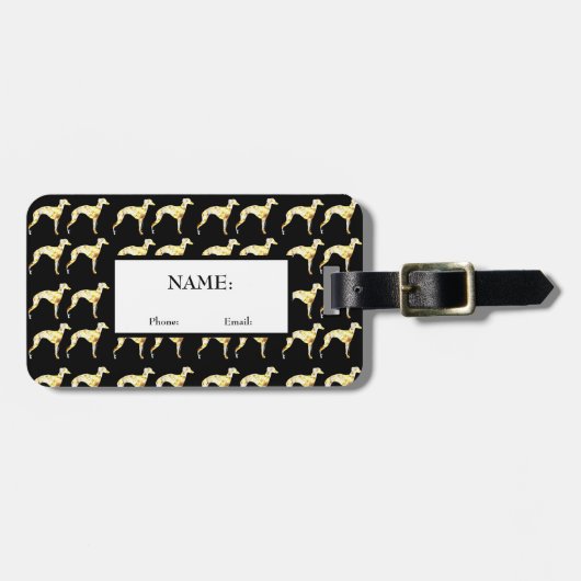 Étiquette À Bagage Greyhound (Devant horizontal)