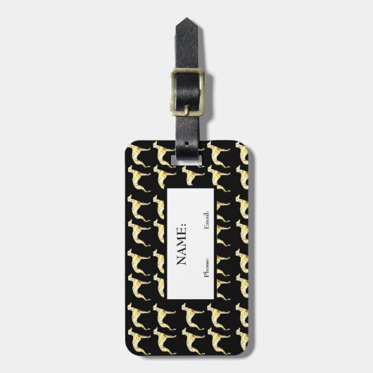 Étiquette À Bagage Greyhound (Devant Vertical)