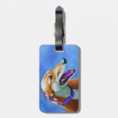 Étiquette À Bagage Greyhound Secourt Chien (Dos Vertical)