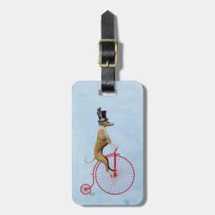 Étiquette À Bagage Greyhound sur Red Penny Farthing