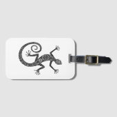 Étiquette À Bagage Griffonnage de lézard ou de salamandre (Devant Horizontal)