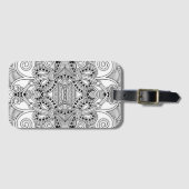 Étiquette À Bagage Griffonnage unique (Devant Horizontal)