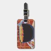 Étiquette À Bagage Grillades au barbecue avec des tongues et des broc (Devant Vertical)