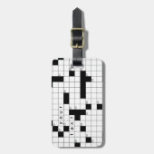 Étiquette À Bagage Grille des mots croisés (Devant Vertical)
