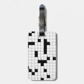 Étiquette À Bagage Grille des mots croisés (Dos Vertical)