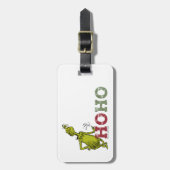 Étiquette À Bagage Grille | Ho Ho Ho (Devant Vertical)