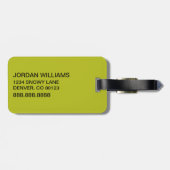 Étiquette À Bagage Grille | Le T-shirt de la machine moyenne (Dos horizontal)