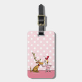 Étiquette À Bagage Grille | Max & Cindy Lou Qui (Devant Vertical)