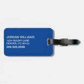 Étiquette À Bagage Grille | Max Merry Grinchmas ! (Dos horizontal)