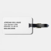 Étiquette À Bagage Grinch | Everything is Fine (Dos horizontal)