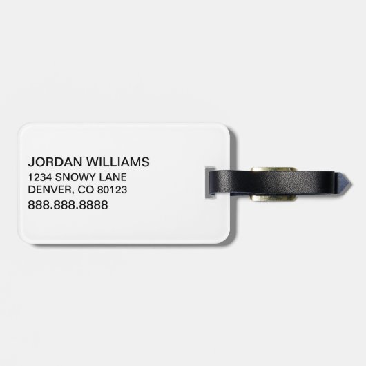 Étiquette À Bagage Grinch | Everything is Fine (Dos horizontal)