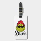 Étiquette À Bagage Grinch | Le Mec (Devant Vertical)