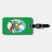 Étiquette À Bagage Grinch Snowboard (Devant horizontal)