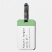 Étiquette À Bagage Grizz & Nom Nom - #InternetFamous (Dos Vertical)