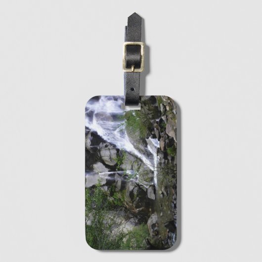 Étiquette À Bagage Grizzly Falls, King's Canyon National Park, (Devant Vertical)