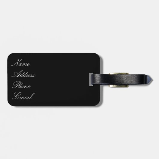 Étiquette À Bagage Groom (Dos horizontal)