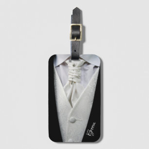 Étiquette À Bagage Groom Tuxedo