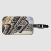 Étiquette À Bagage Gros plan Tour Eiffel Paris Love City Travel (Devant Horizontal)