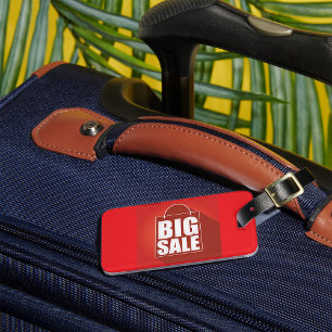 Étiquette À Bagage Grosse vente Red Retail Bag Conception